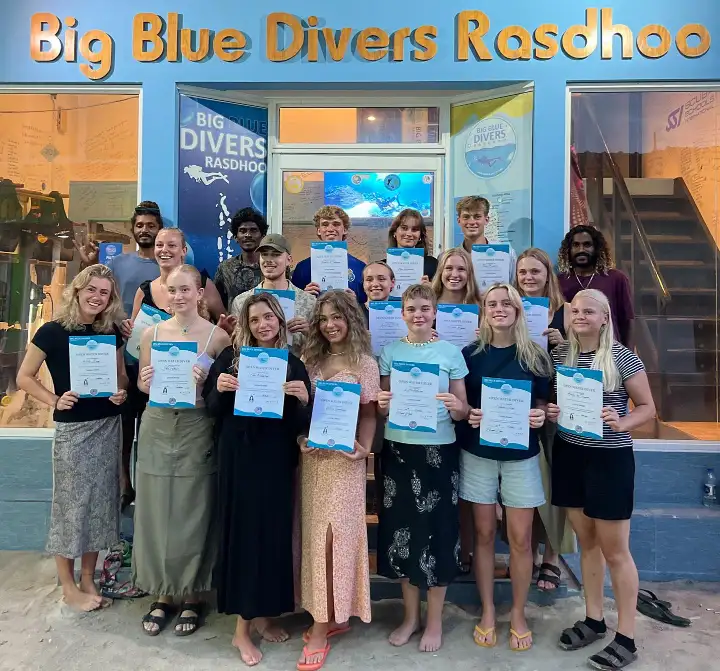 Big Blue Divers Rasdhoo dive center exterior